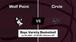 Circle vs Wolf Point Boys Varsity Basketball Game Recap