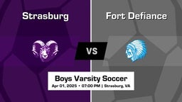 Fort Defiance vs Strasburg Boys Varsity Soccer Game Recap