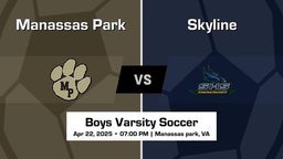 Skyline vs Manassas Park Boys Varsity Soccer Game Recap