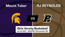 RJ REYNOLDS vs Mount Tabor Girls Varsity Basketball Game Recap
