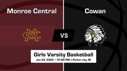 Monroe Central Girls Varsity Basketball Team Highlight