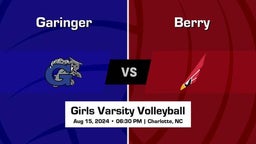 Berry Girls Varsity Volleyball Team Highlight