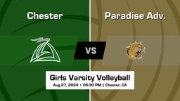Paradise Adv. Girls Varsity Volleyball Team Highlight