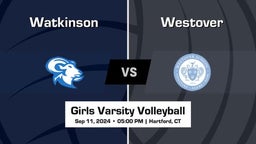 Westover vs Watkinson Girls Varsity Volleyball Game Recap