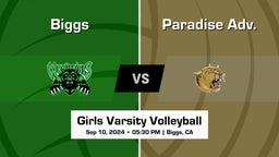 Paradise Adv. Girls Varsity Volleyball Team Highlight