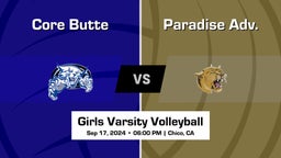 Paradise Adv. vs Core Butte Girls Varsity Volleyball Game Recap