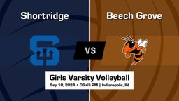 Beech Grove vs Shortridge Girls Varsity Volleyball Game Recap