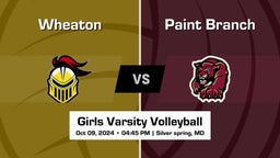 Paint Branch Girls Varsity Volleyball Team Highlight
