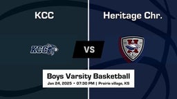 Heritage Chr. vs KCC Boys Varsity Basketball Game Recap