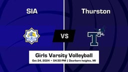 Thurston vs SIA Girls Varsity Volleyball Game Recap
