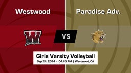 Paradise Adv. Girls Varsity Volleyball Team Highlight