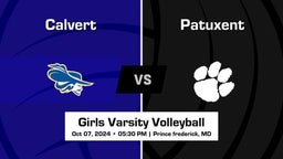 Calvert Girls Varsity Volleyball Team Highlight
