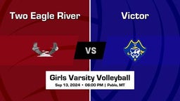 Victor vs Two Eagle River Girls Varsity Volleyball Game Recap
