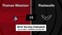 Poolesville Girls Varsity Volleyball Team Highlight