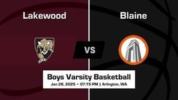 Varsity Boys Basketball | Lakewood High School vs. Blaine High School