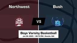 Bush vs Northwest Boys Varsity Basketball Game Recap
