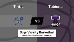 Tintic Boys Varsity Basketball Team Highlight
