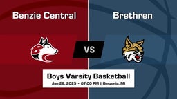 Brethren vs Benzie Central Boys Varsity Basketball Game Recap