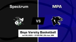 MPA vs Spectrum Boys Varsity Basketball Game Recap