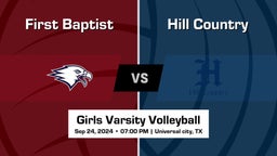 First Baptist Girls Varsity Volleyball Team Highlight