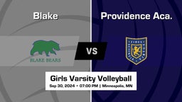 Blake Girls Varsity Volleyball Team Highlight