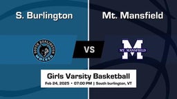Mt. Mansfield Girls Varsity Basketball Team Highlight