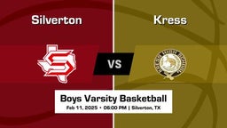 Kress Boys Varsity Basketball Team Highlight