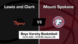 Mount Spokane vs Lewis and Clark Boys Varsity Basketball Game Recap