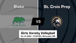 St. Croix Prep vs Blake Girls Varsity Volleyball Game Recap