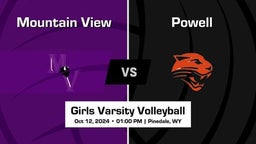 Powell Girls Varsity Volleyball Team Highlight