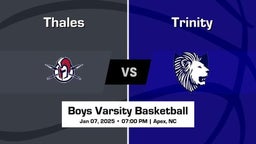 Trinity Boys Varsity Basketball Team Highlight