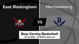 Harrisonburg vs East Rockingham Boys Varsity Basketball Game Recap