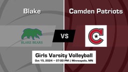 Blake Girls Varsity Volleyball Team Highlight