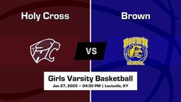 Holy Cross Girls Varsity Basketball Team Highlight
