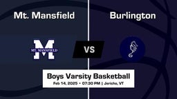 Burlington vs Mt. Mansfield Boys Varsity Basketball Game Recap