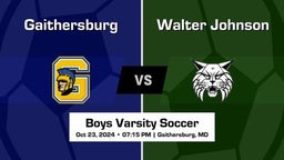 2024 MPSSAA Boys Soccer Playoffs | Walter Johnson High School vs. Gaithersburg High School