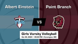 Paint Branch vs Albert Einstein Girls Varsity Volleyball Game Recap