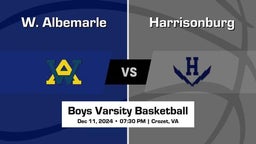 Harrisonburg vs W. Albemarle Boys Varsity Basketball Game Recap