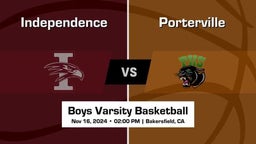 Porterville Boys Varsity Basketball Team Highlight