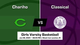 Chariho Girls Varsity Basketball Team Highlight