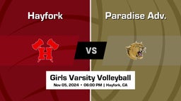 Paradise Adv. vs Hayfork Girls Varsity Volleyball Game Recap
