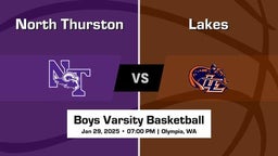 Lakes vs North Thurston Boys Varsity Basketball Game Recap