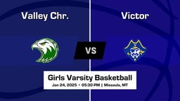 Victor vs Valley Chr. Girls Varsity Basketball Game Recap