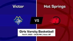Hot Springs vs Victor Girls Varsity Basketball Game Recap