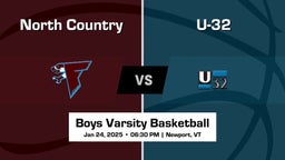 U-32 Boys Varsity Basketball Team Highlight