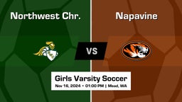 Napavine vs Northwest Chr. Girls Varsity Soccer Game Recap