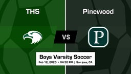 Pinewood vs THS Boys Varsity Soccer Game Recap