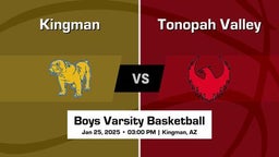 Tonopah Valley vs Kingman Boys Varsity Basketball Game Recap