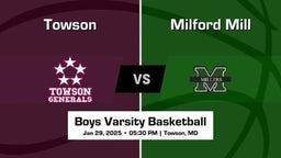 Milford Mill Boys Varsity Basketball Team Highlight