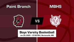 Paint Branch Boys Varsity Basketball Team Highlight